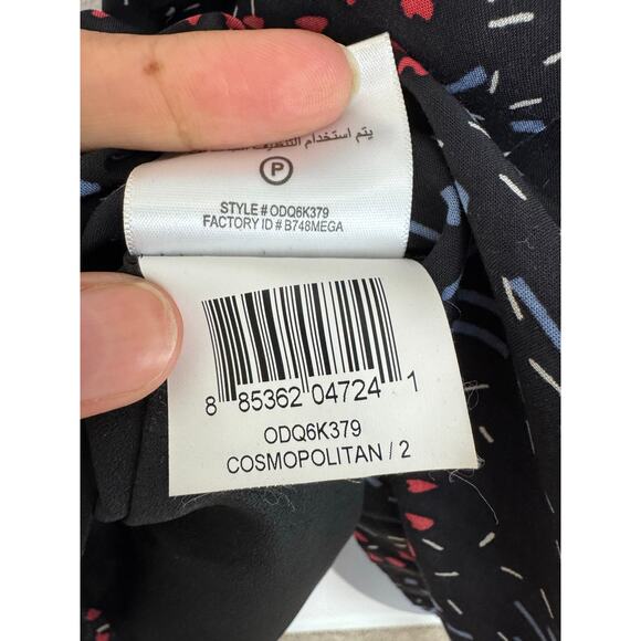 BCBGeneration Strapless Abstract Print Mini Dress Size 2 - Picture 7 of 9